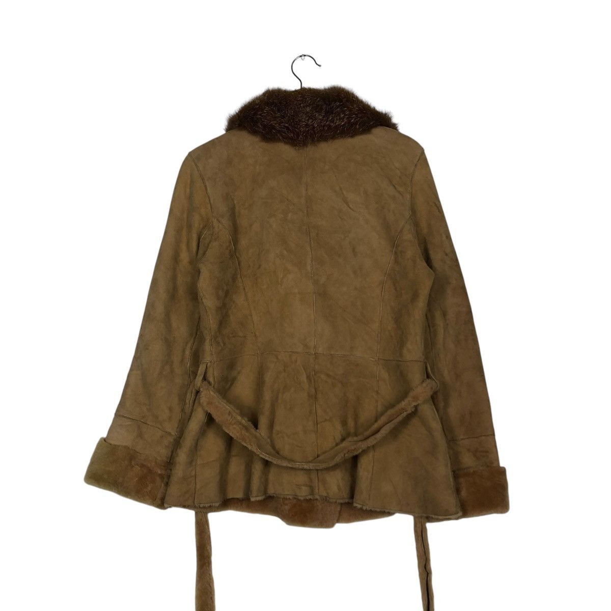 Vintage 🔥VINTAGE LEATHER JACKET SHEARLING MINK FUR L&R SPAIN Size US M / EU 48-50 / 2 - 10 Thumbnail