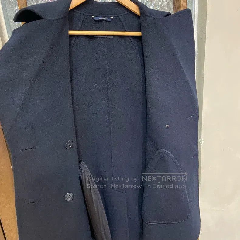 Max Mara Max Mara Classic Navy Blue Wool Coat Size XXS / US 00 / IT 34 - 3 Thumbnail