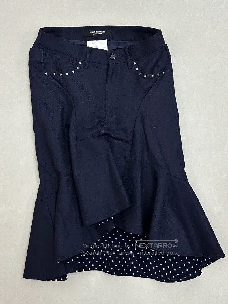 Junya Watanabe Junya Watanabe size S Irregular Polka Dot Mermaid Half Ski Size 23" - 2 Thumbnail
