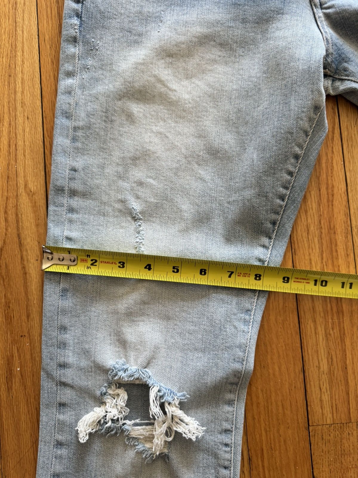 Ovadia & Sons Ovadia & Sons Distressed Slim Fit Denim Men’s Size 32x32 Size US 32 / EU 48 - 7 Thumbnail