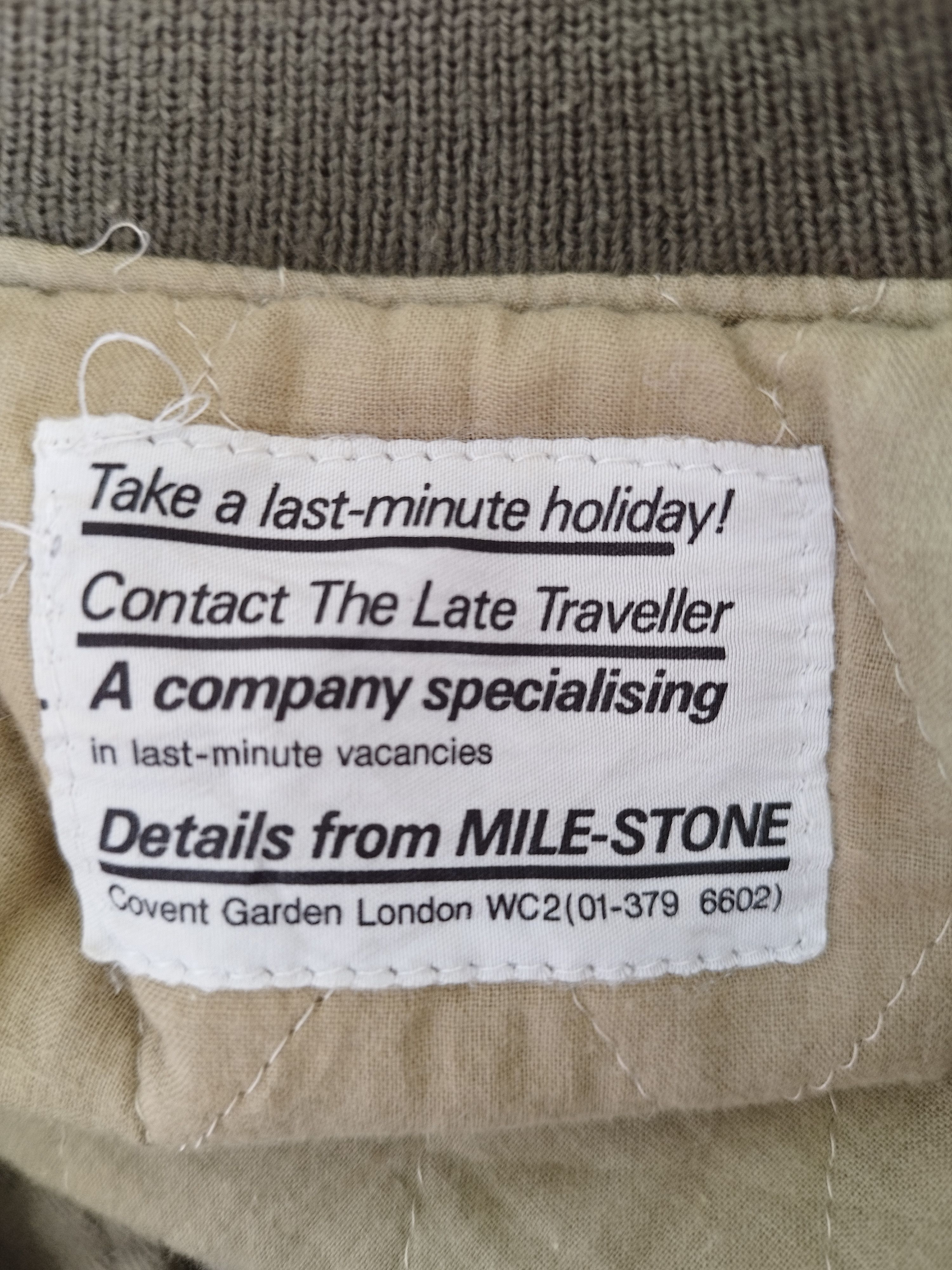 Japanese Brand Vintage 80s Vintage Milestone jacket bombers Size US M / EU 48-50 / 2 - 5 Thumbnail