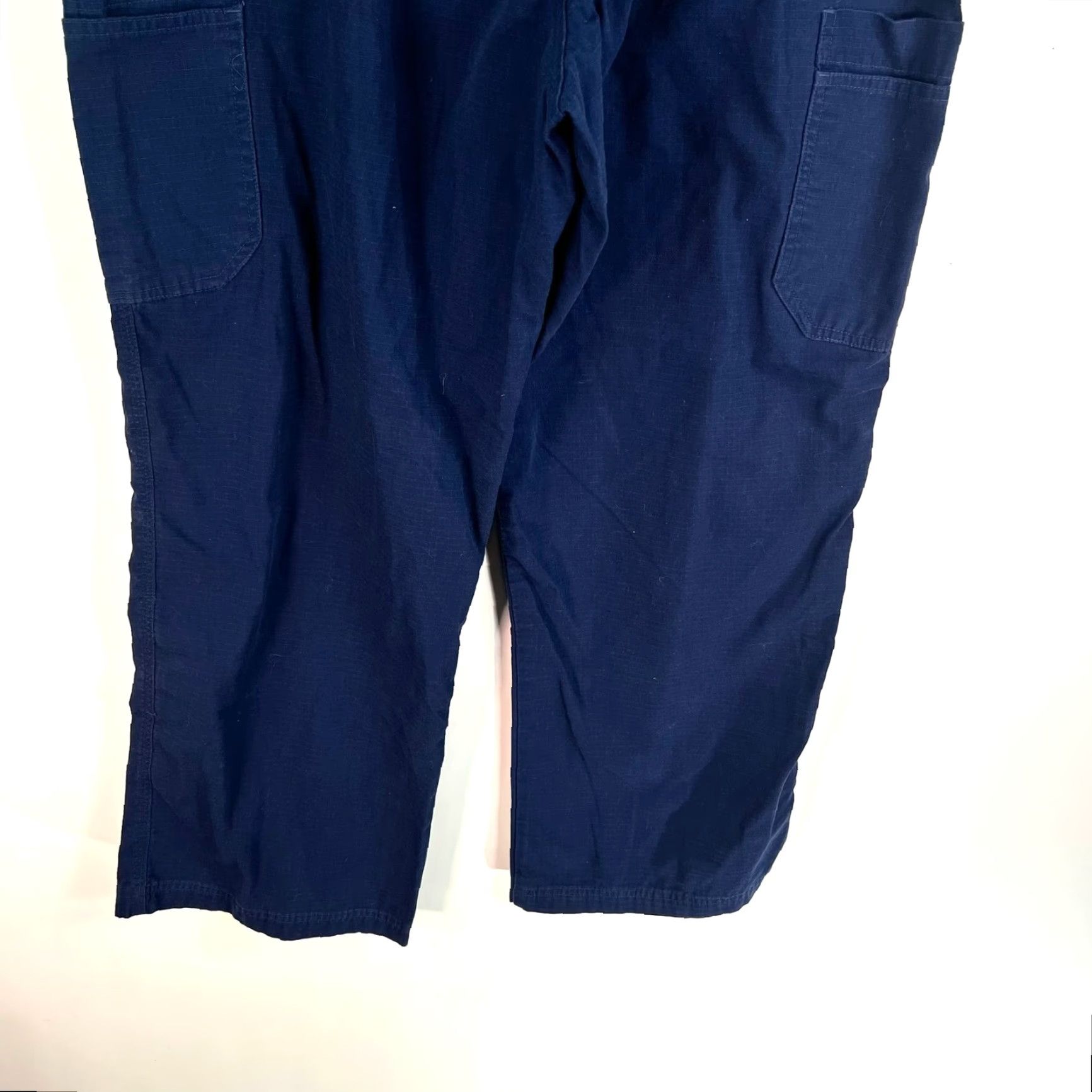 Carhartt Carhartt Mens Cross Flex Scrubs Pants Blue XL 42X29.5 Cotton Blend Utility Leg C54108 Size US 36 / EU 52 - 6 Thumbnail