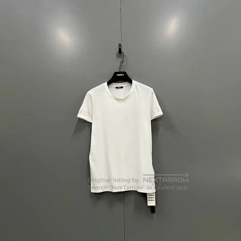 Balmain Balmain White Short Sleeve Cotton T-Shirt . Size US M / EU 48-50 / 2 - 1 Thumbnail