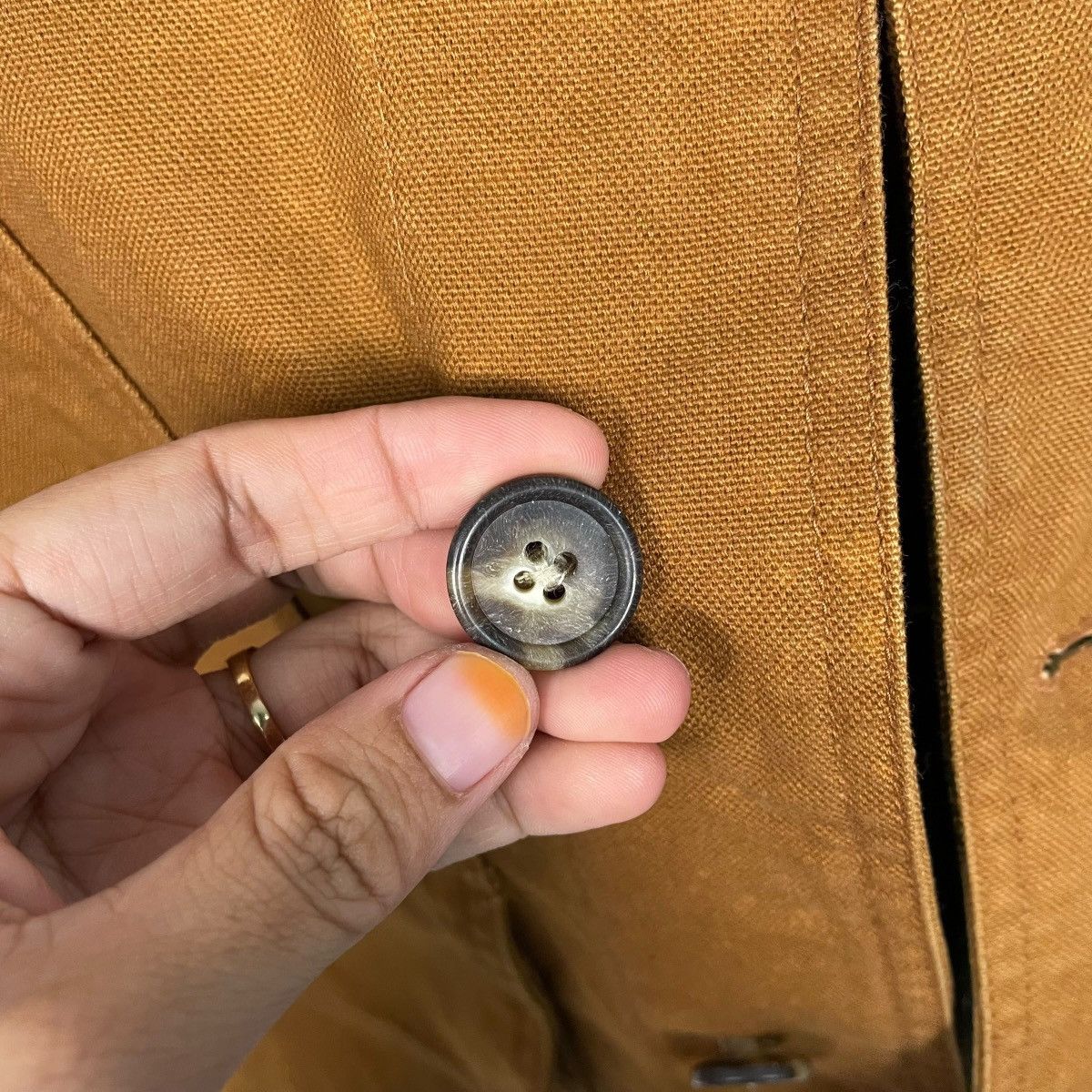 Lands' End Vintage Lands' End Cotton Canvas Barn Chore Hunting Jacket Size US M / EU 48-50 / 2 - 14 Thumbnail