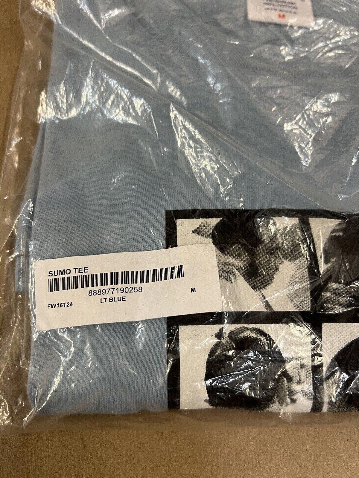 Supreme FW16 SUPREME SUMO TEE T-SHIRT LIGHT BLUE M MEDIUM 2016 Size US M / EU 48-50 / 2 - 3 Thumbnail
