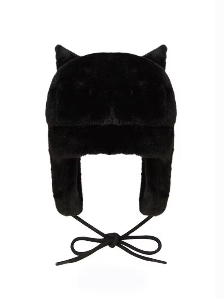 Japanese Brand Avant garde Black Sonic Corduroy Hat Size ONE SIZE - 4 Thumbnail