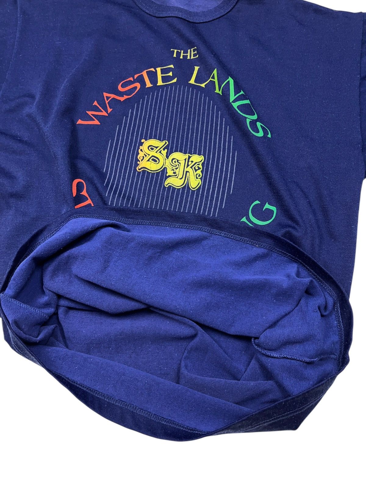 Expert Horror Vintage 90s Stephen King Waste Lands Dark Tower Book T-shirt Size US M / EU 48-50 / 2 - 6 Thumbnail