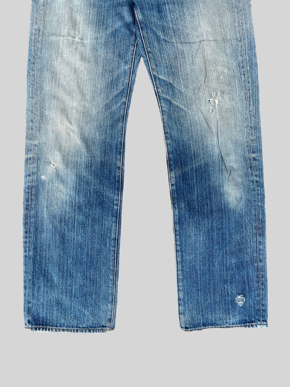 Other 🔥 Gu Light Blue Distressed Denim W33 🔥 Size US 33 - 4 Thumbnail