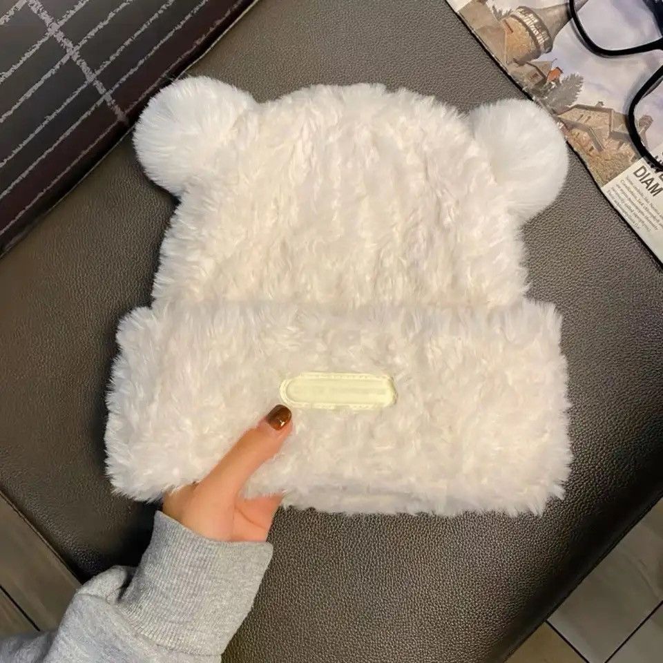 Japanese Brand × Vintage Bear Ears Autumn Winter Warm Hat Size ONE SIZE - 7 Thumbnail