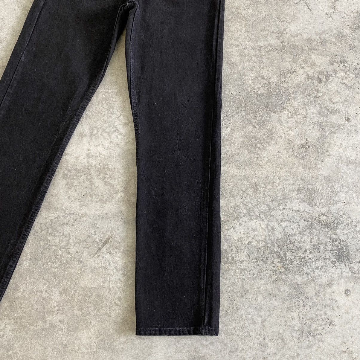 Levi's VTG 1995 Levis 505 Orange Tab Straight Leg Black Denim Size US 31 - 9 Thumbnail