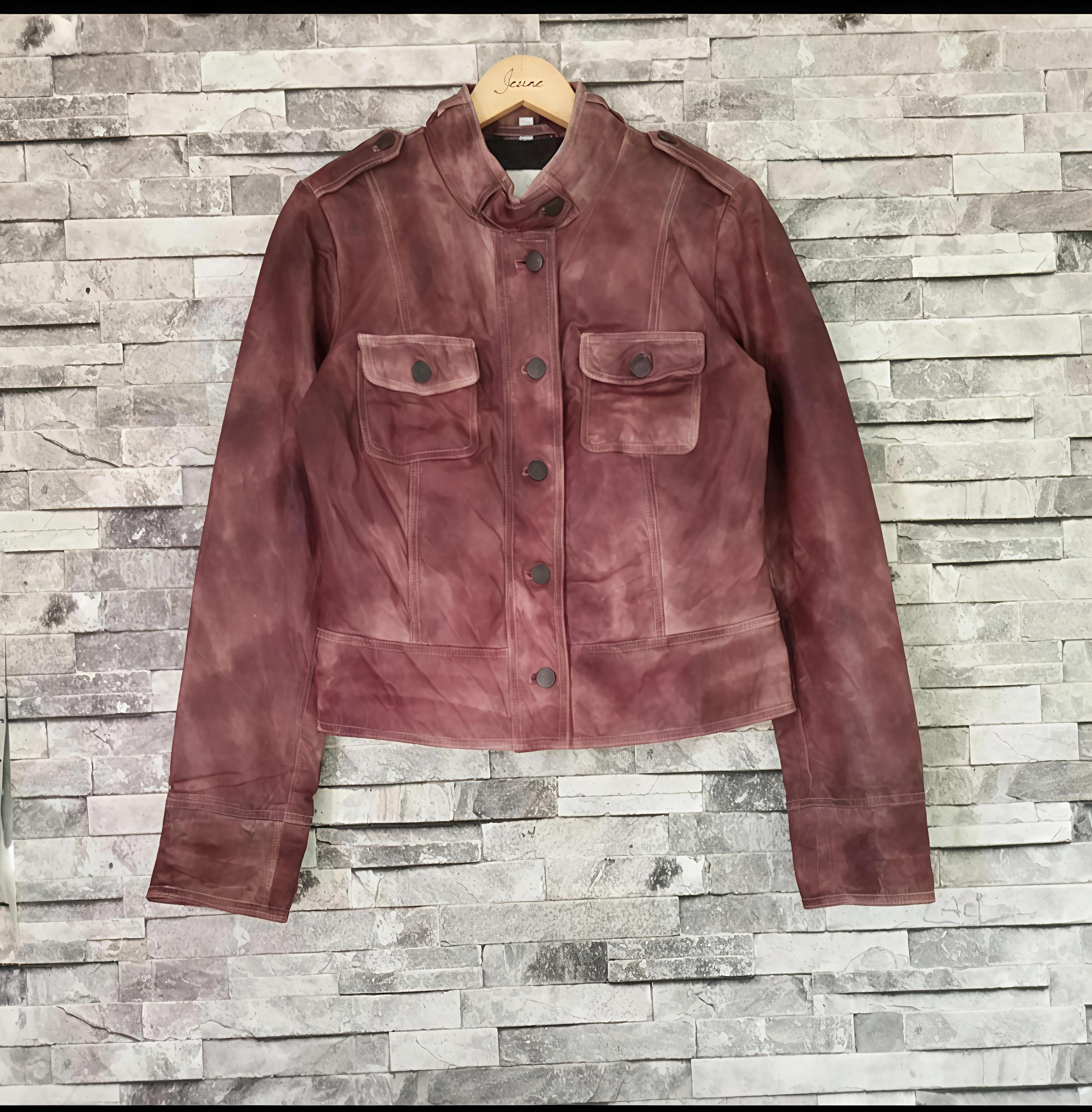 Leather Vintage Alba moda leather jacket Size XS / US 0-2 / IT 36-38 - 1 Thumbnail