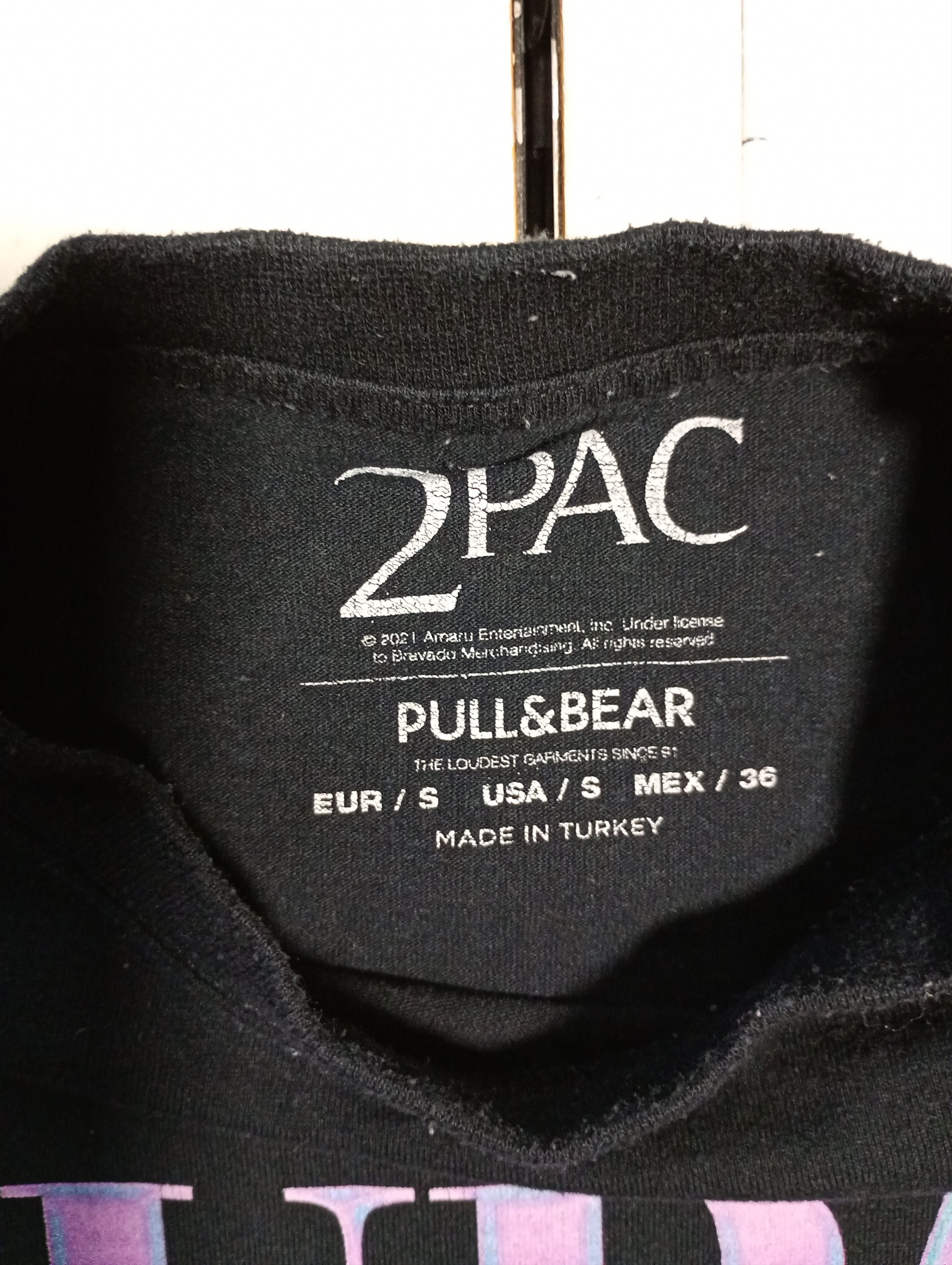 Pull & Bear 2PAC x Pull & Bear T-Shirt 2021 Size US S / EU 44-46 / 1 - 6 Thumbnail
