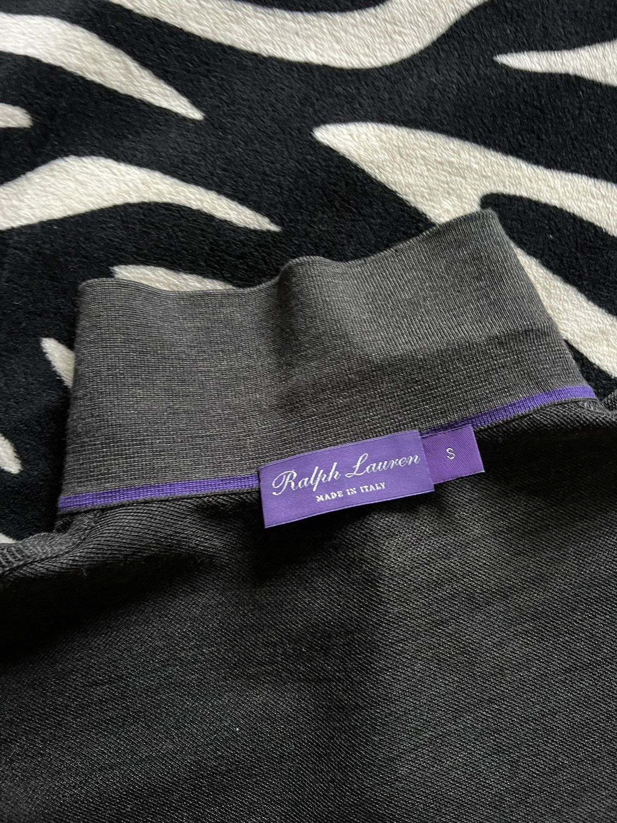 Ralph Lauren Purple Label Ralph Lauren Purple Label wool long sleeve polo sweater RL Size US S / EU 44-46 / 1 - 6 Thumbnail