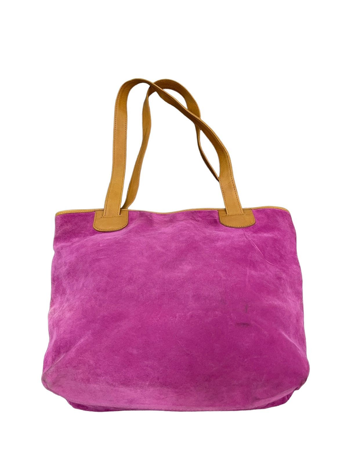 Japanese Brand Full Leather Suede LCalo Italy Shoulder Bag 2🟩 Size ONE SIZE - 11 Thumbnail