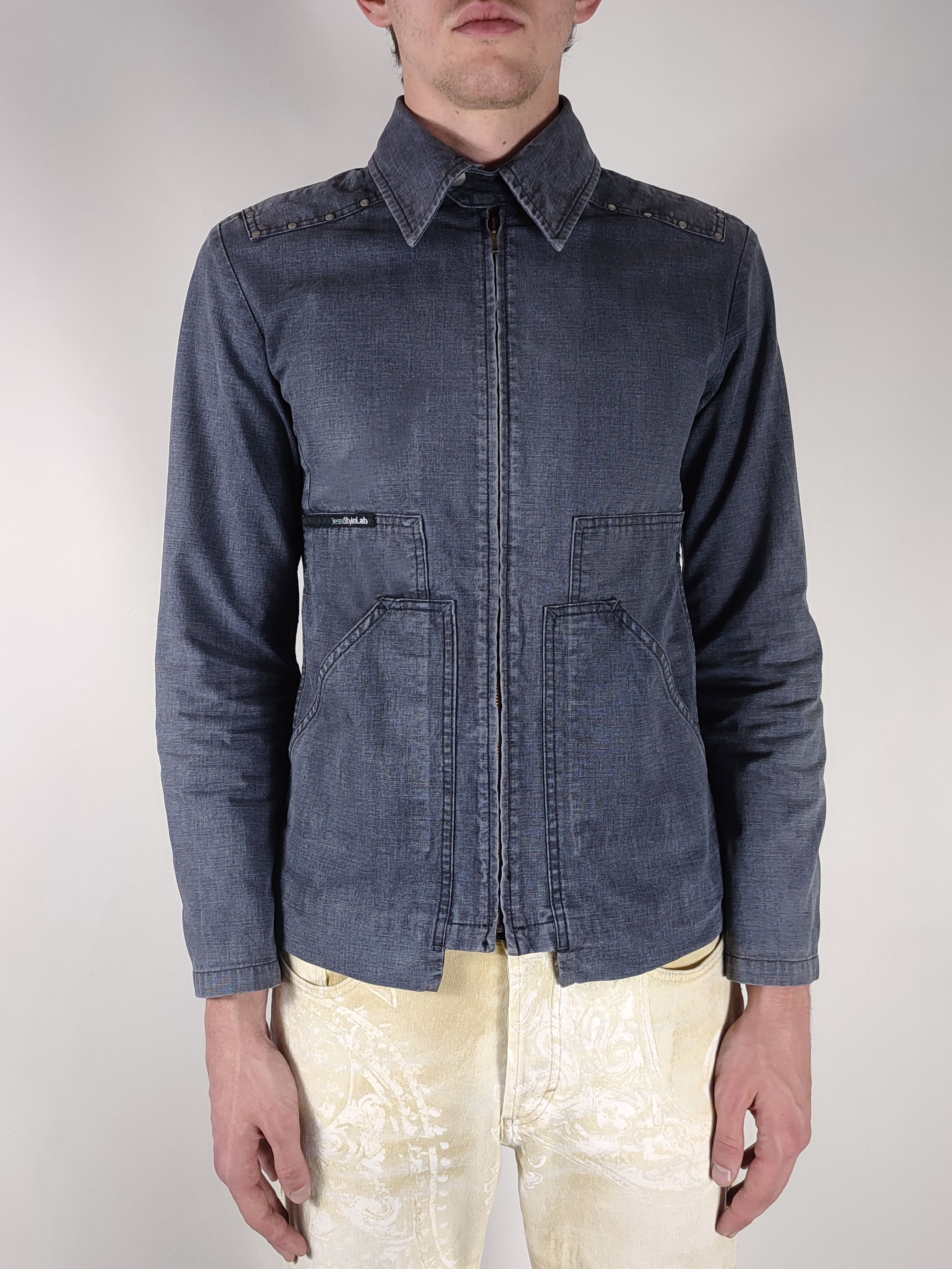 Diesel Vintage Diesel Multi Pocket Denim Jacket Size US S / EU 44-46 / 1 - 3 Thumbnail