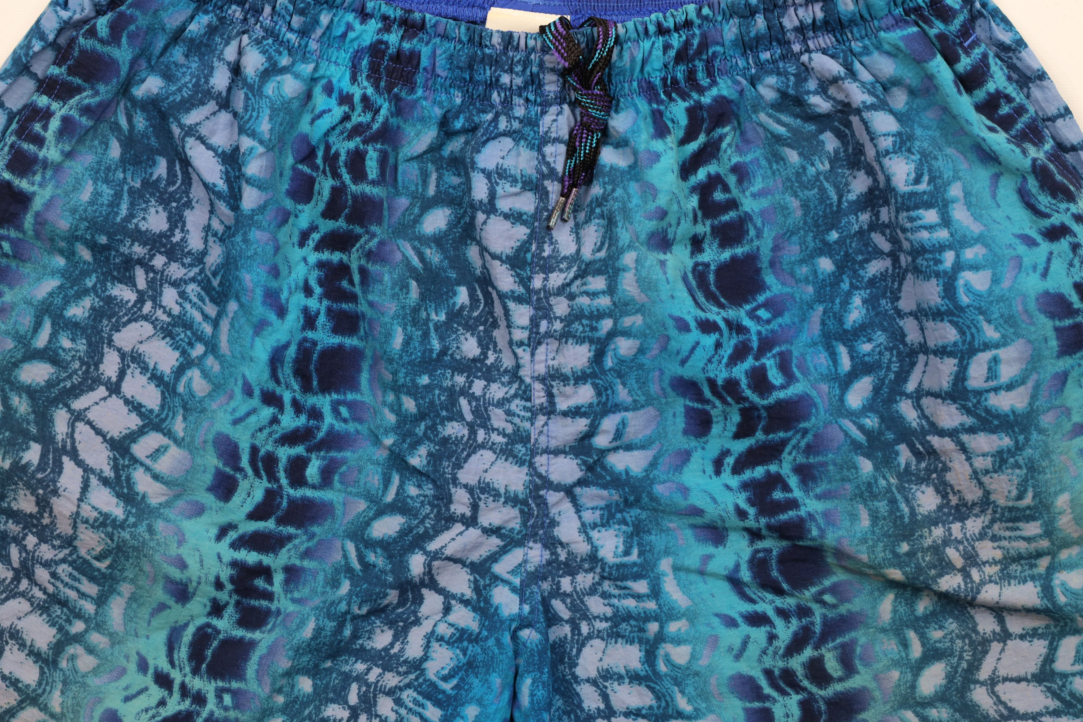 Speedo × Vintage Vintage 90s Speedo Spell Out Above Knee Shorts Swim Trunks Size US 34 / EU 50 - 3 Thumbnail