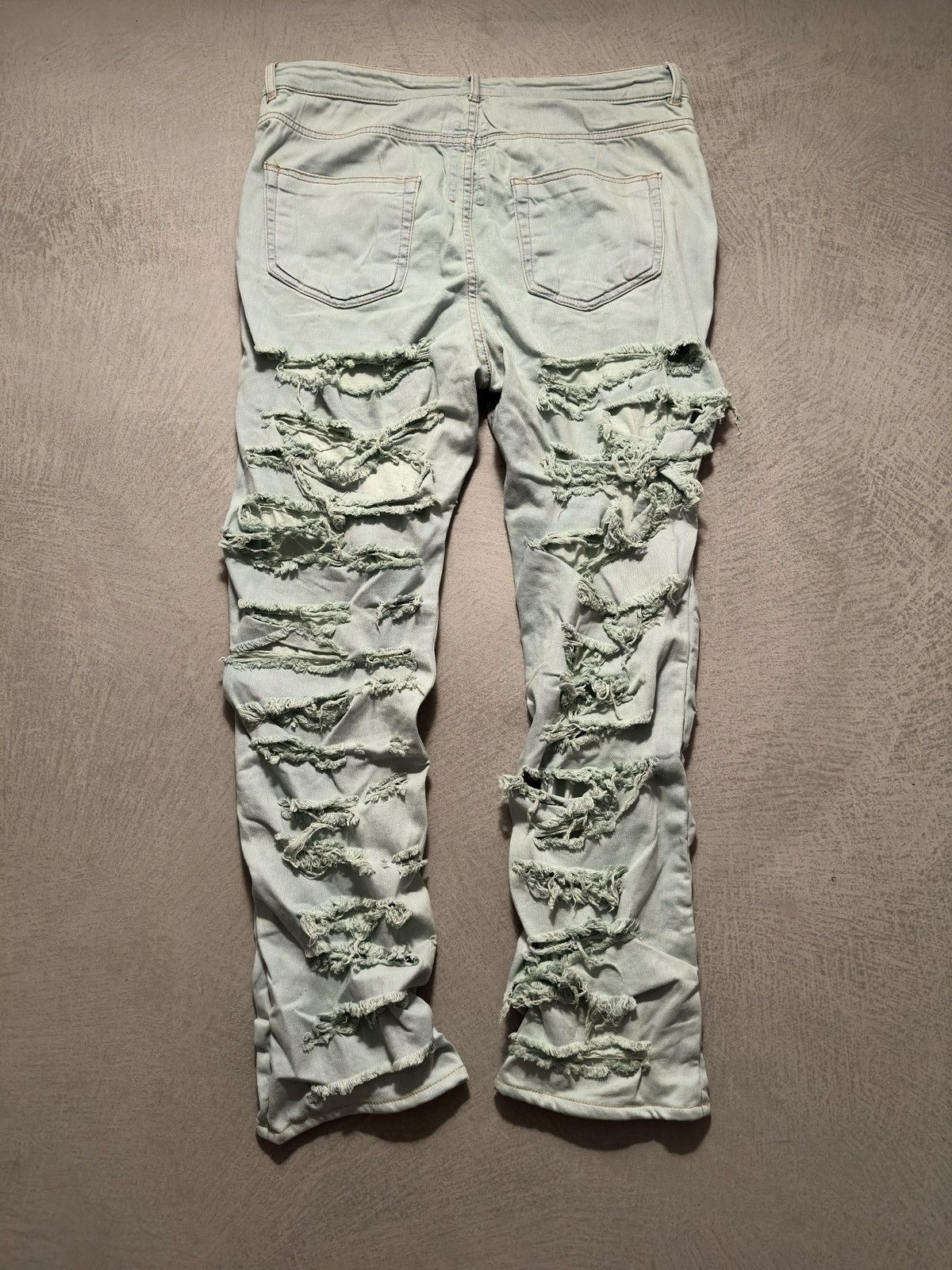 Rick Owens Rick Owens Shredded Double Layer Detroit Pants Size US 30 / EU 46 - 2 Thumbnail