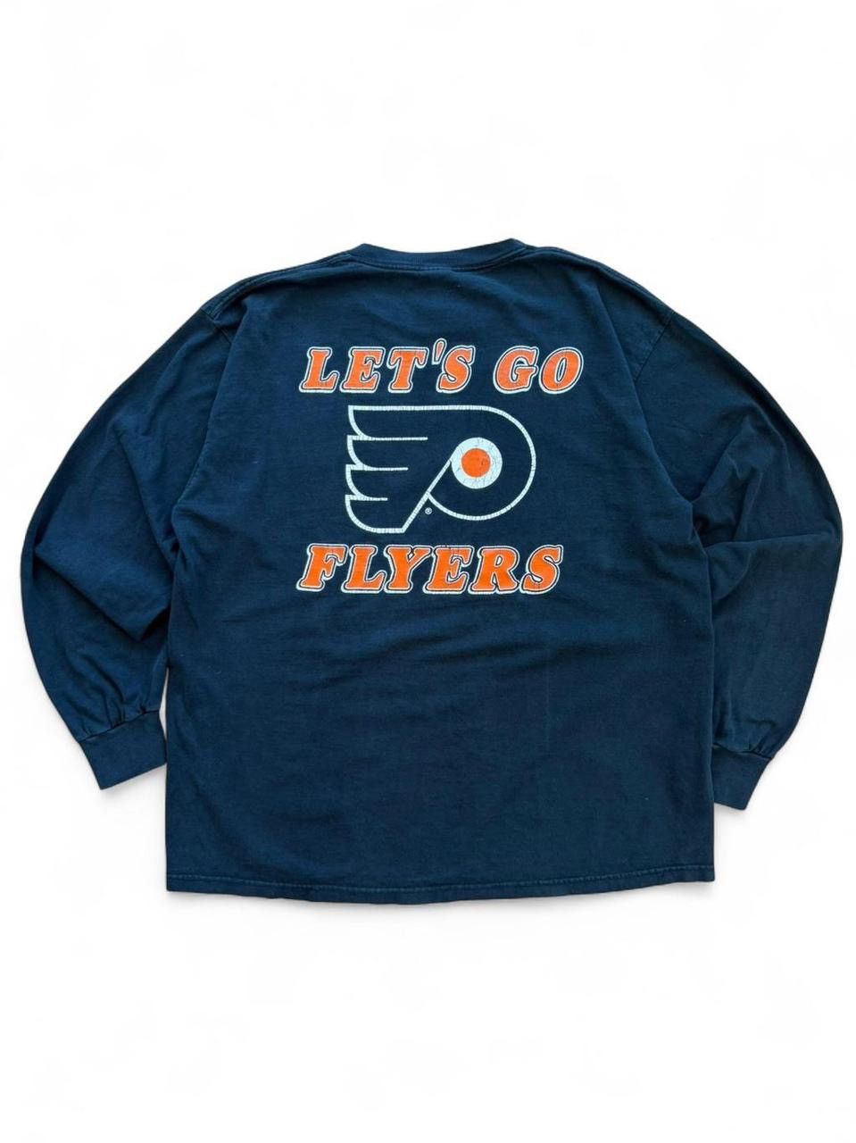 NHL Vintage Let’s Go Flyers NHL Bud Light Long Sleeve Size US XL / EU 56 / 4 - 1 Thumbnail