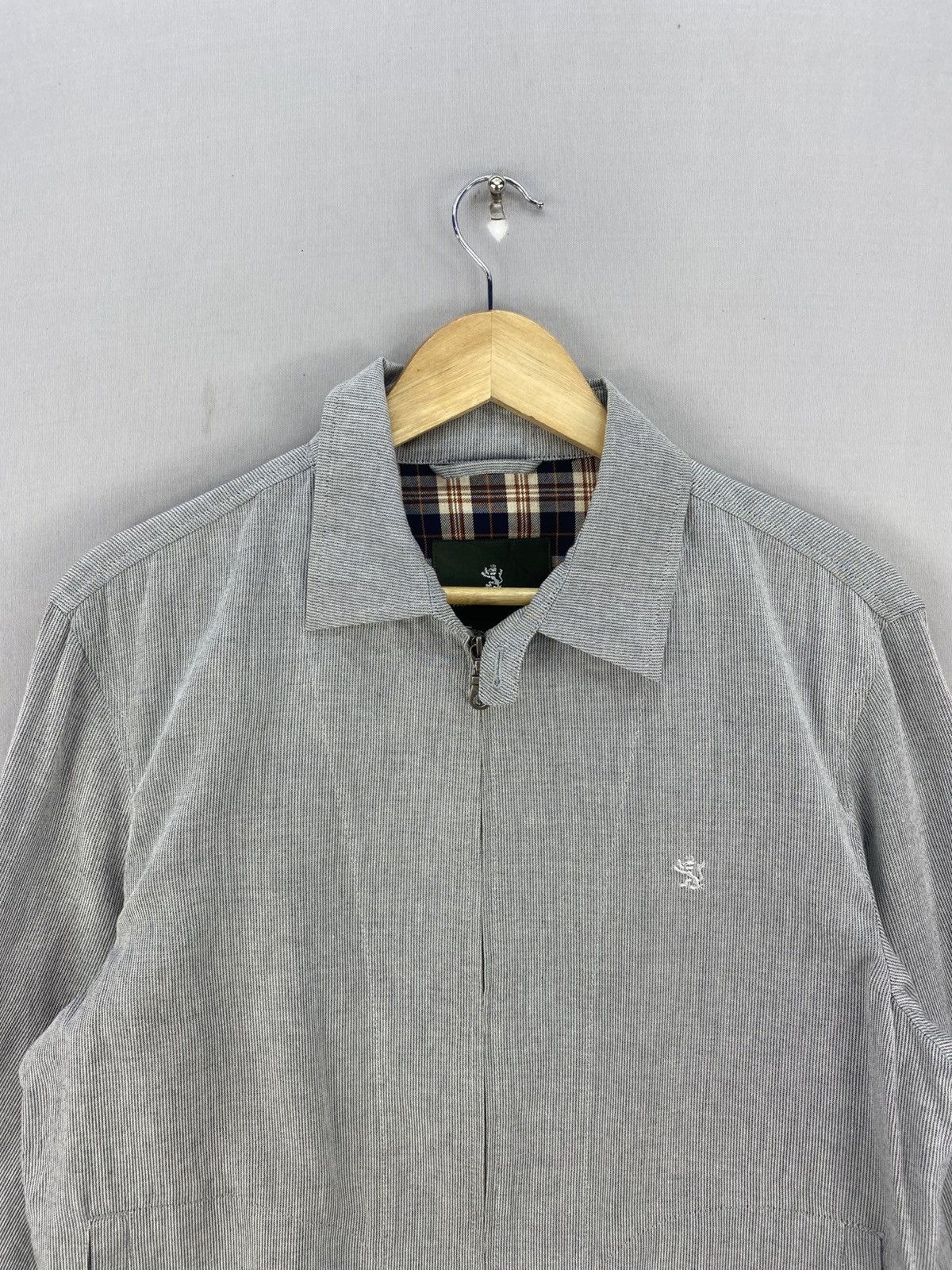 Japanese Brand The Scotch House Herringbone Twill HBT Zipper Jacket Size US M / EU 48-50 / 2 - 7 Thumbnail