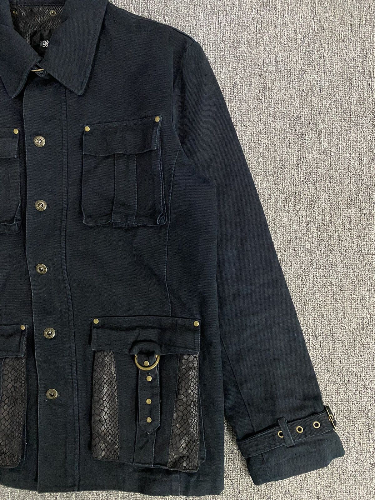 If Six Was Nine × Japanese Brand × Le Grande Bleu (L.G.B.) Bernings Sho Seditionaries Snake Motive Jacket Size US L / EU 52-54 / 3 - 6 Thumbnail