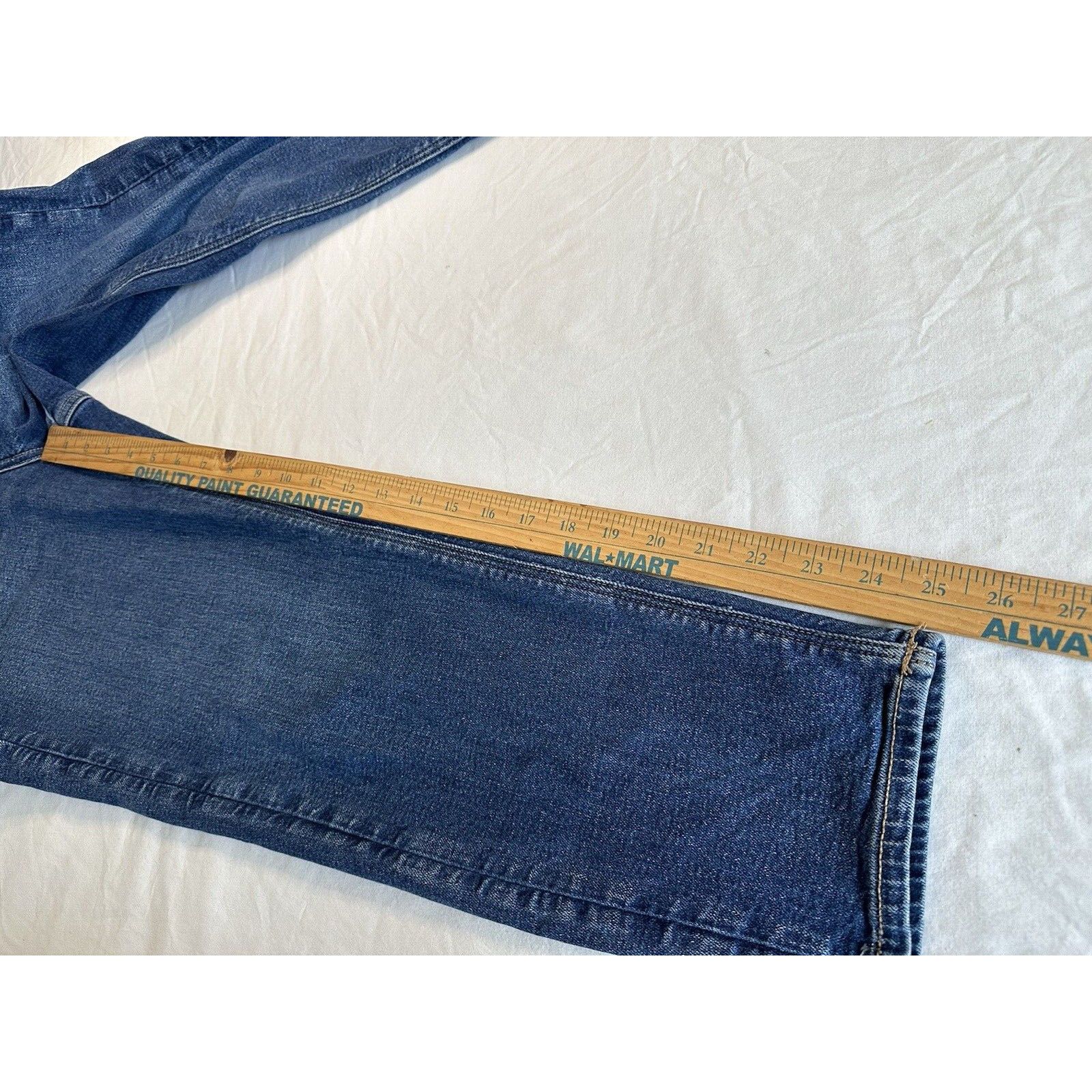 American Eagle Outfitters American Eagle Mom Jeans Blue Sz 6 Shortt Stretch Normcore Size 28" / US 6 / IT 42 - 10 Thumbnail