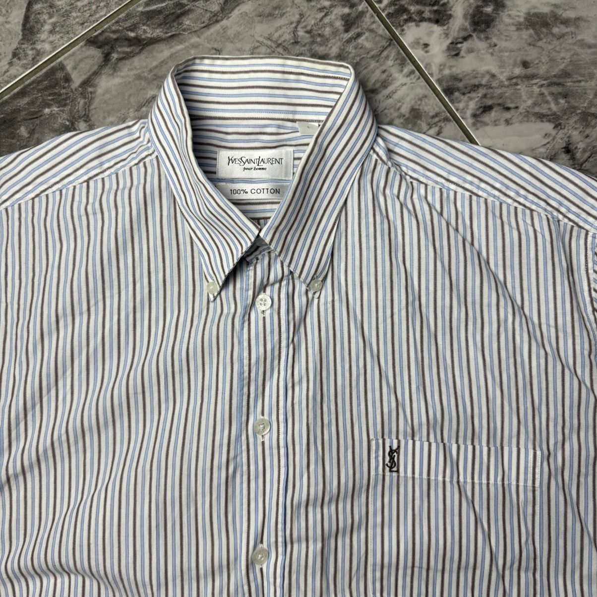 Yves Saint Laurent Yves Saint Laurent Shirt vintage Size US L / EU 52-54 / 3 - 4 Thumbnail