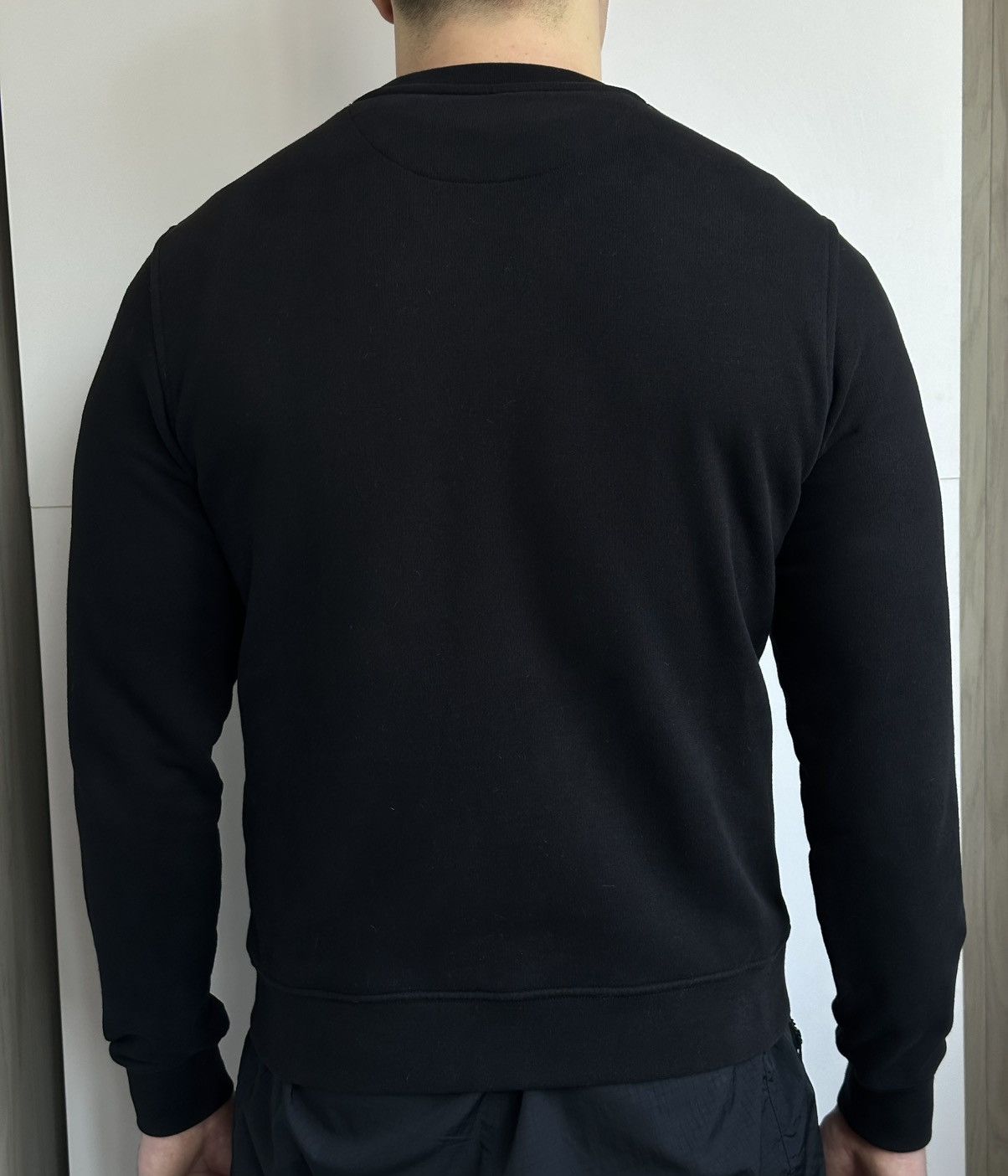 Belstaff Belstaff Men’s Black Crewneck Sweatshirt Big Logo Size XL Size US XL / EU 56 / 4 - 2 Thumbnail