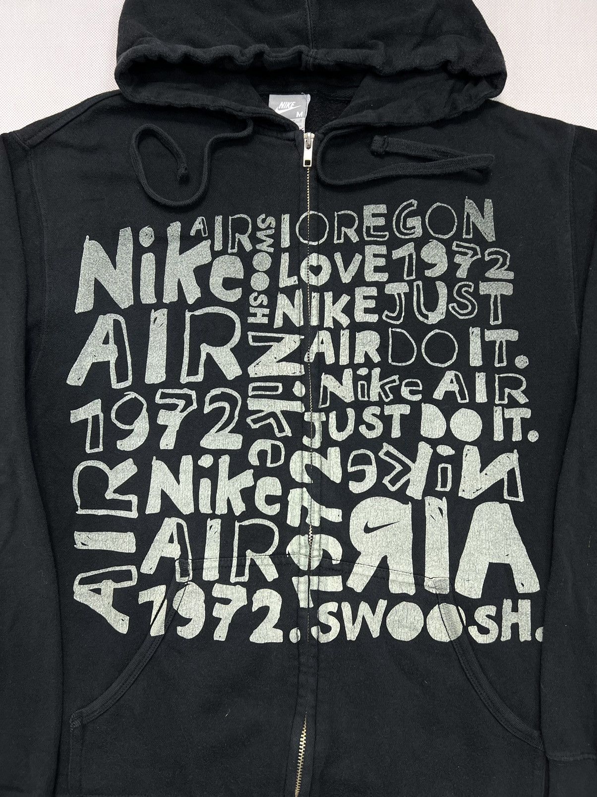 Nike Hoodie Nike multi logo black zipped Size US M / EU 48-50 / 2 - 2 Thumbnail