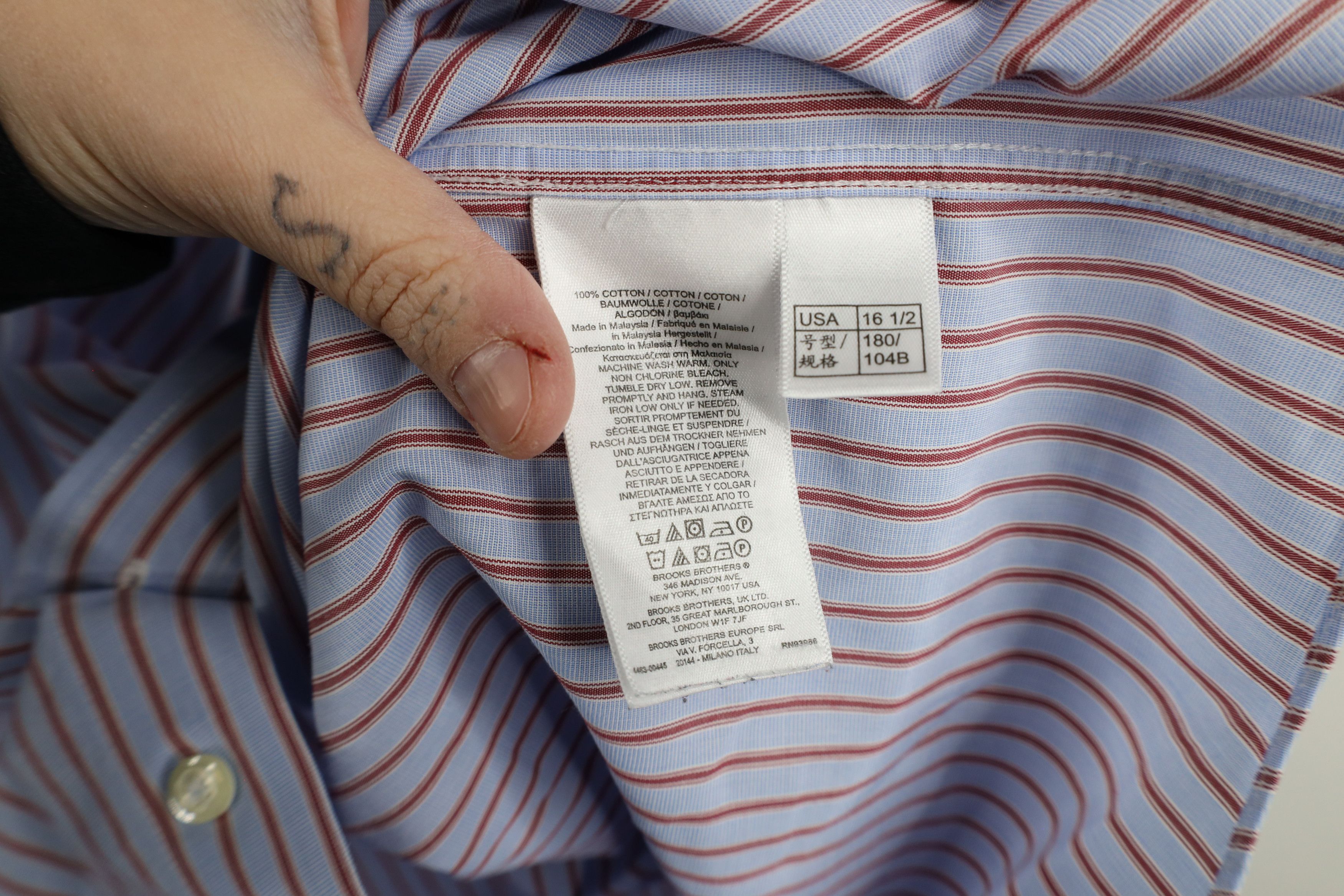 Brooks Brothers × Vintage Vintage 90s Brooks Brothers Cotton Button Down Shirt Size US M / EU 48-50 / 2 - 9 Thumbnail