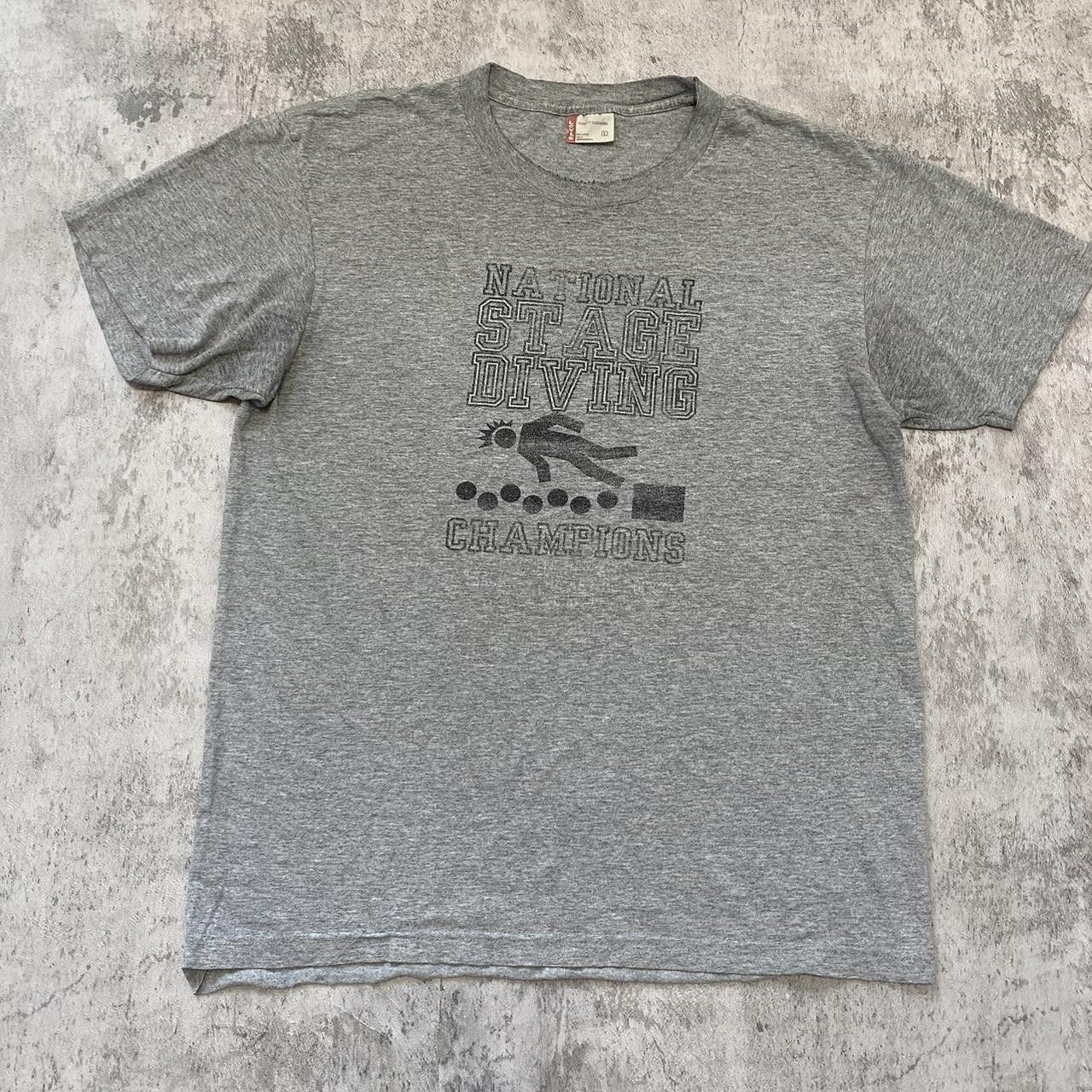 Levi's Grey vintage 90s Levis National Diving Champions Size US L / EU 52-54 / 3 - 1 Thumbnail