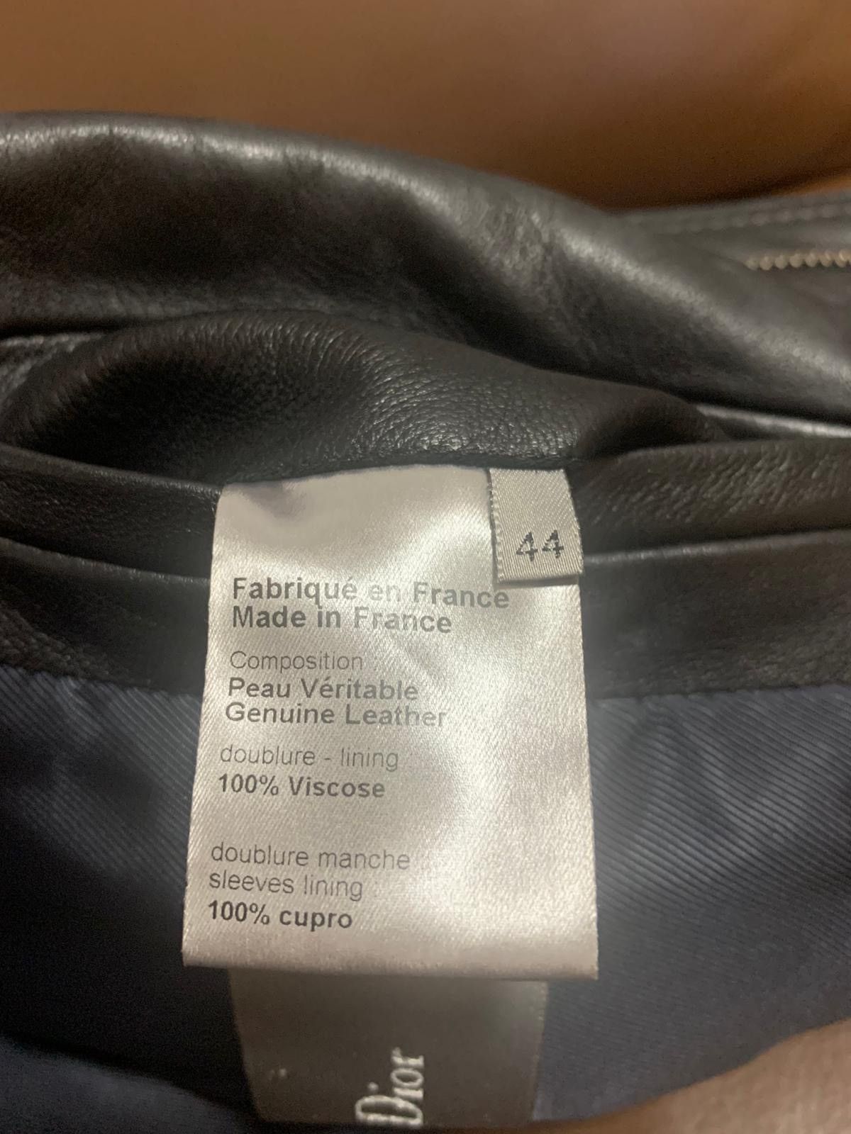 Hedi Slimane dior homme 07SS leather jacket 44 slp celjne ysl hedi Size US S / EU 44-46 / 1 - 13 Thumbnail