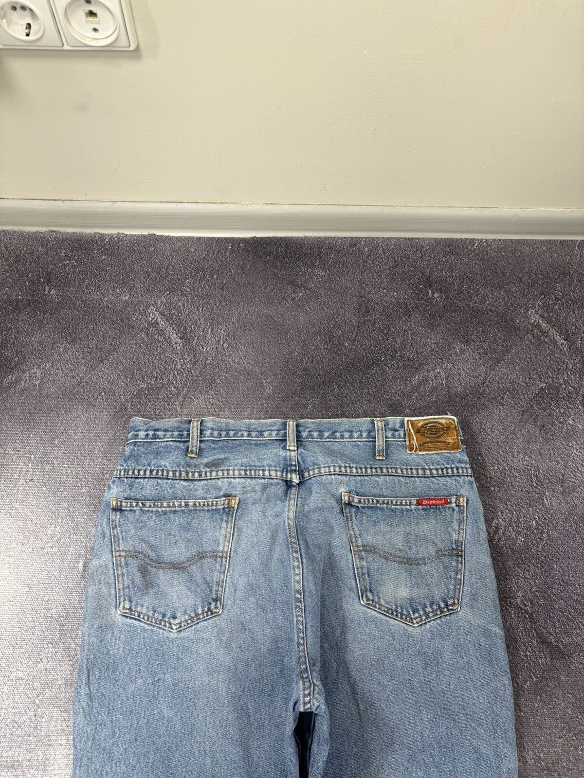 Dickies Vintage Dickies Y2K Faded Blue Denim Work Hype Baggy Jeans Size US 38 / EU 54 - 6 Thumbnail
