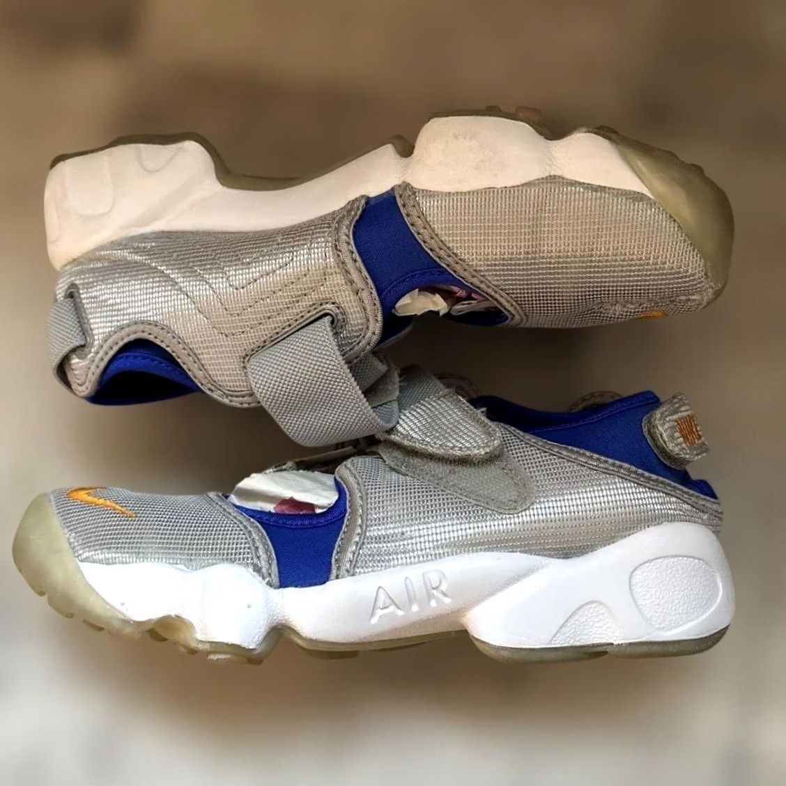 Nike Nike Air Rift Tabi Sneakers Sandals Silver Womens 6.0US Sneake Size US 6 / IT 36 - 5 Thumbnail