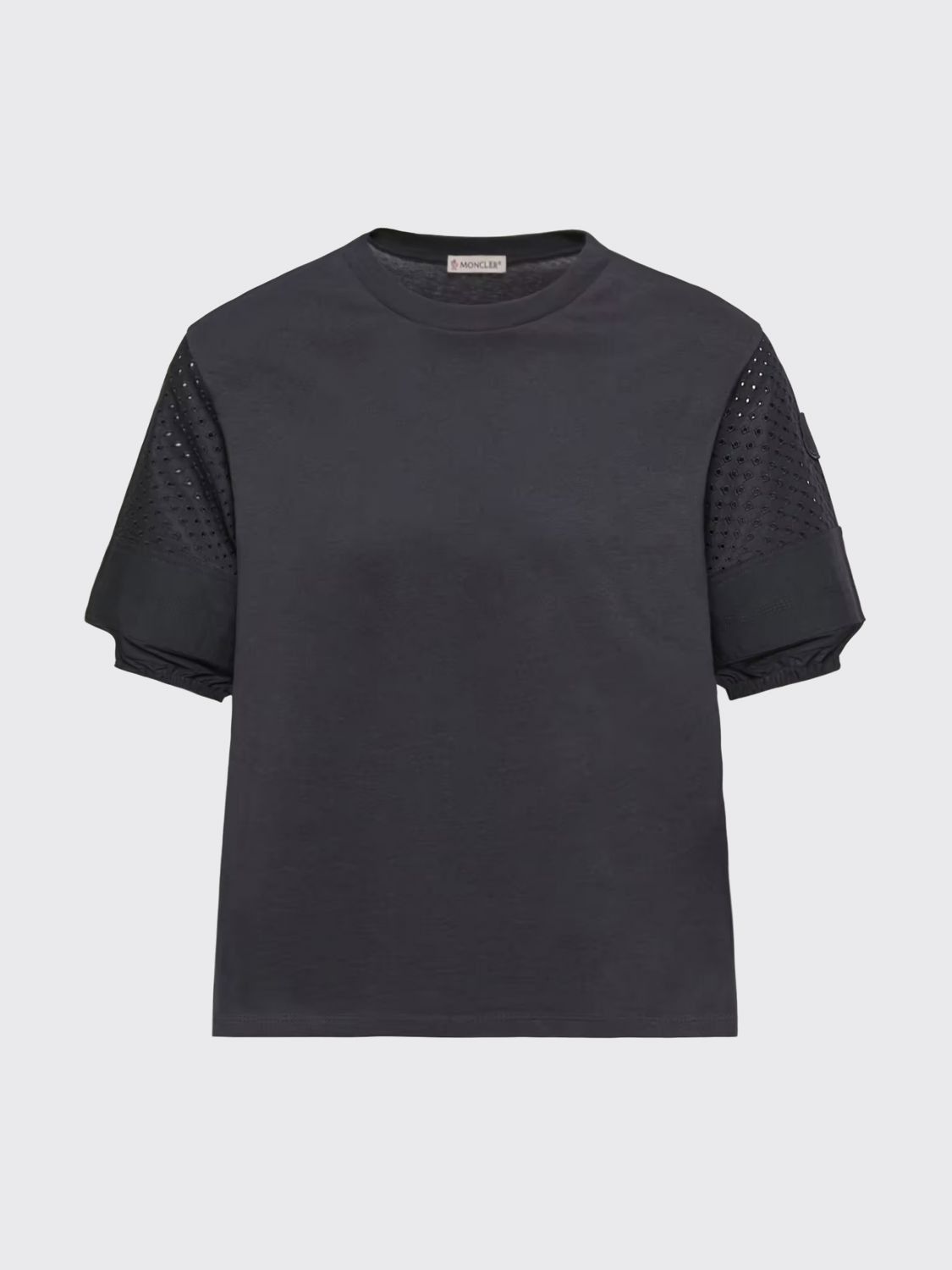 Moncler Moncler T-Shirt Woman Blue Size XS / US 0-2 / IT 36-38 - 1 Preview