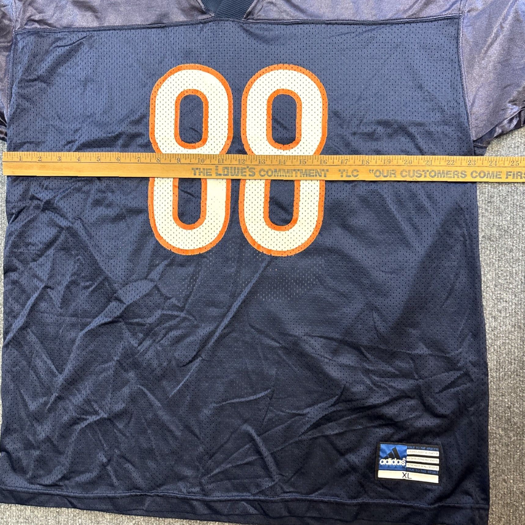 Adidas VINTAGE Marcus Robinson 80 Jersey Adidas NFL Football Mens XL Blue Chicago Bears Shirt Size US XL / EU 56 / 4 - 5 Thumbnail