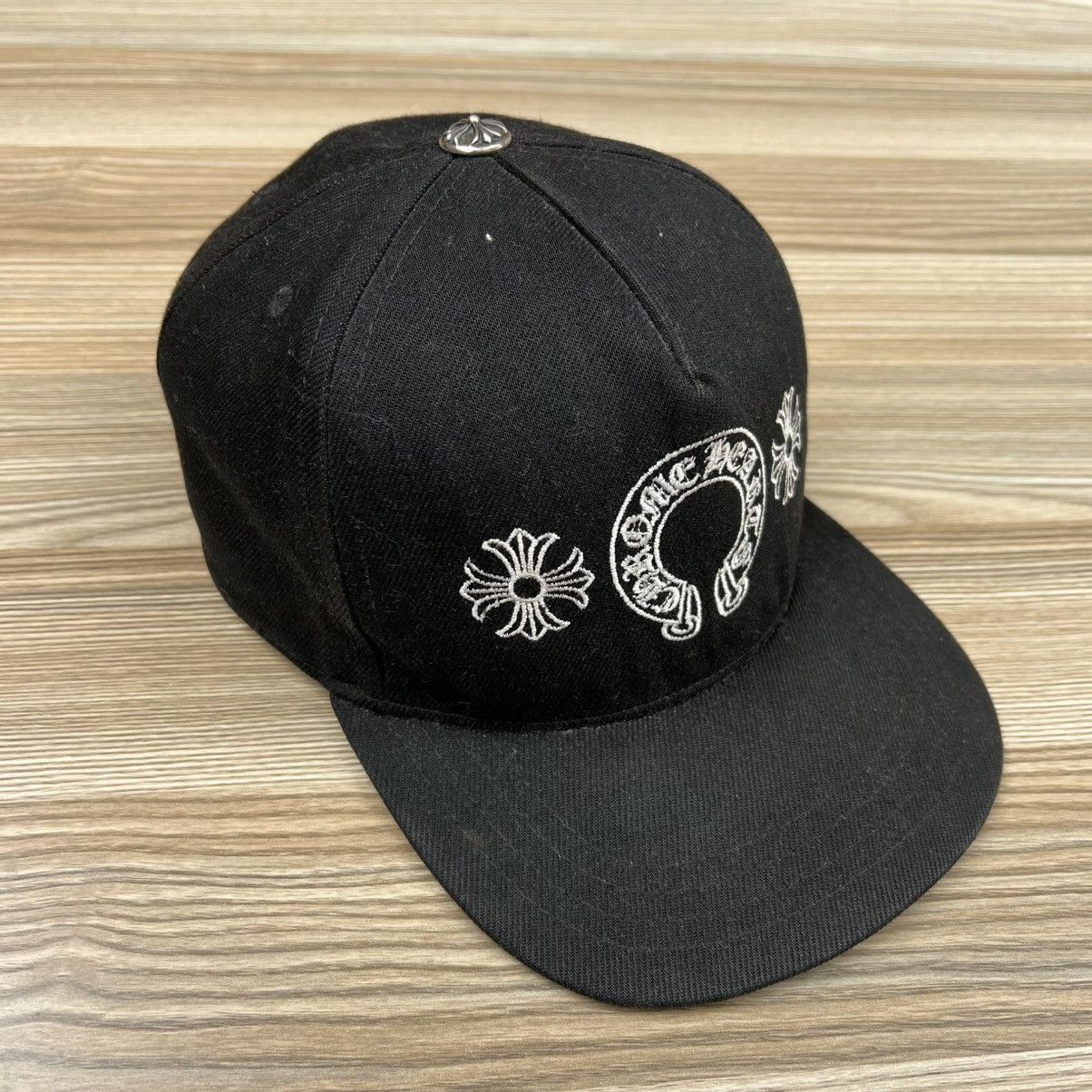 Chrome Hearts Chrome Hearts Horseshoe Dennim Hat. Size ONE SIZE - 2 Thumbnail