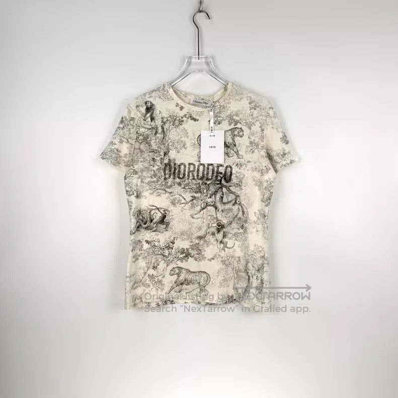 Dior Dior White zoo short sleeves Size L / US 10 / IT 46 - 3 Thumbnail