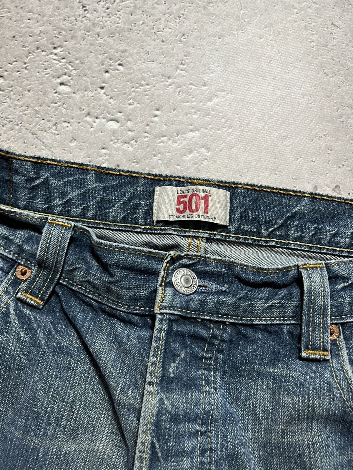 Jean × Levi's × Vintage Levis 501 Vintage 90s USA Distressed Denim Jeans Baggy Size US 36 / EU 52 - 11 Thumbnail