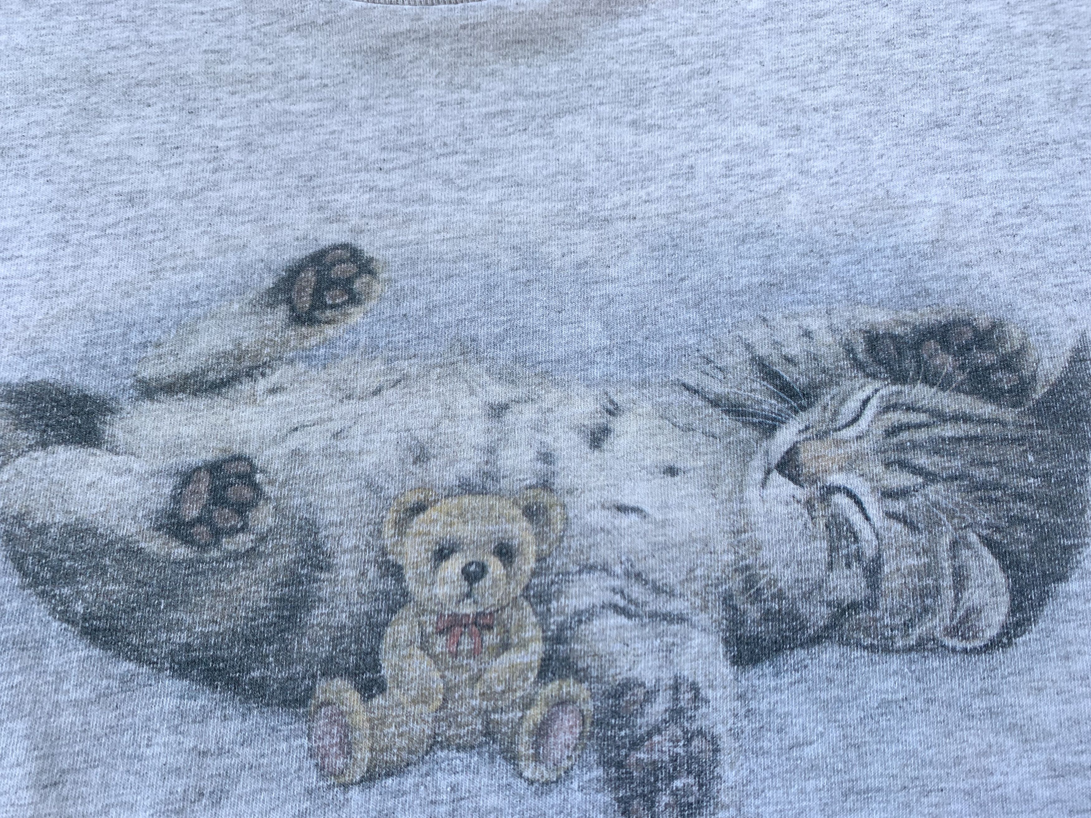 Alstyle × Vintage Vintage Alstyle I Don't Do Morning Bob Harrison Cat T Shirt Size US M / EU 48-50 / 2 - 7 Thumbnail
