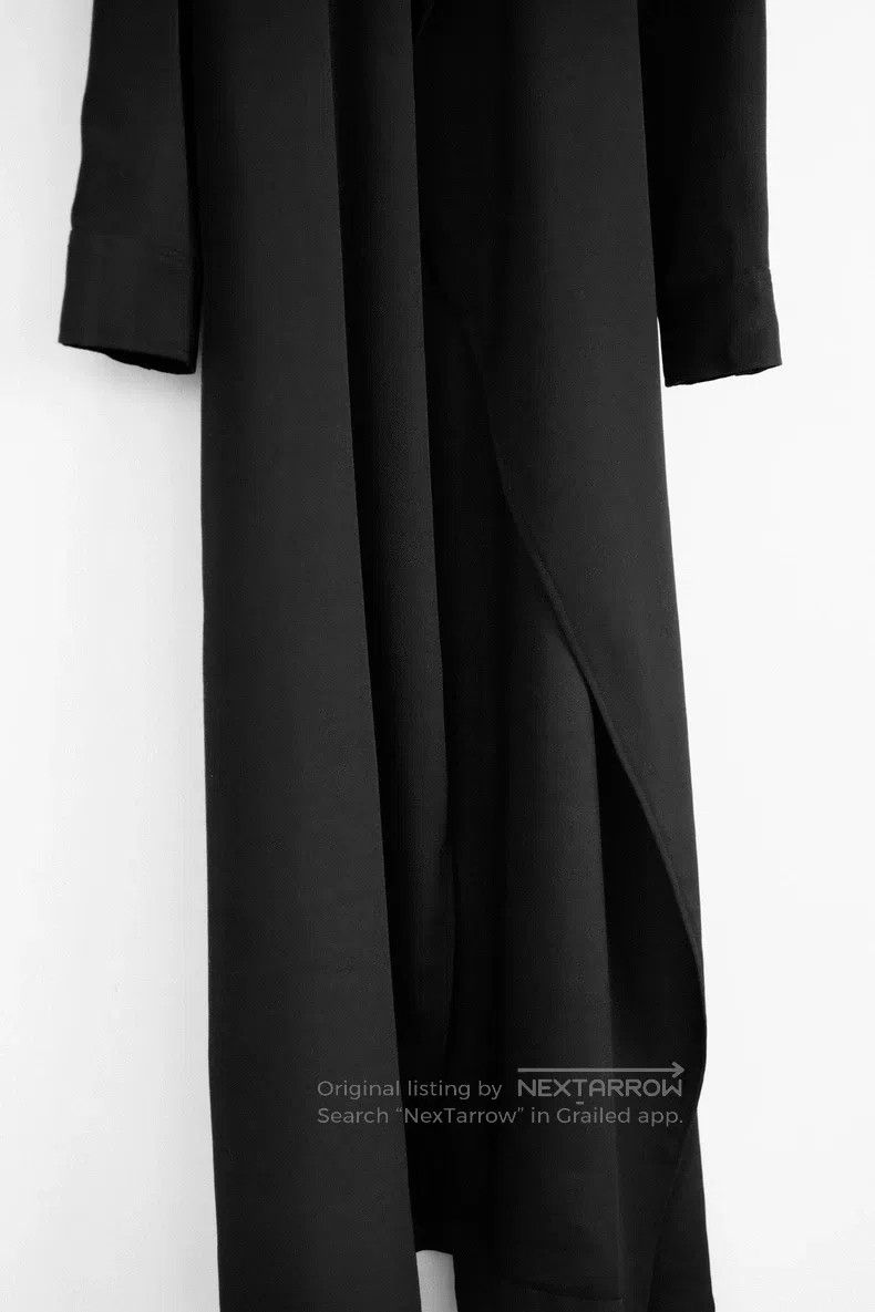 Y's Y's 96aw archive extra long asymmetric lapel robe Size ONE SIZE - 4 Thumbnail