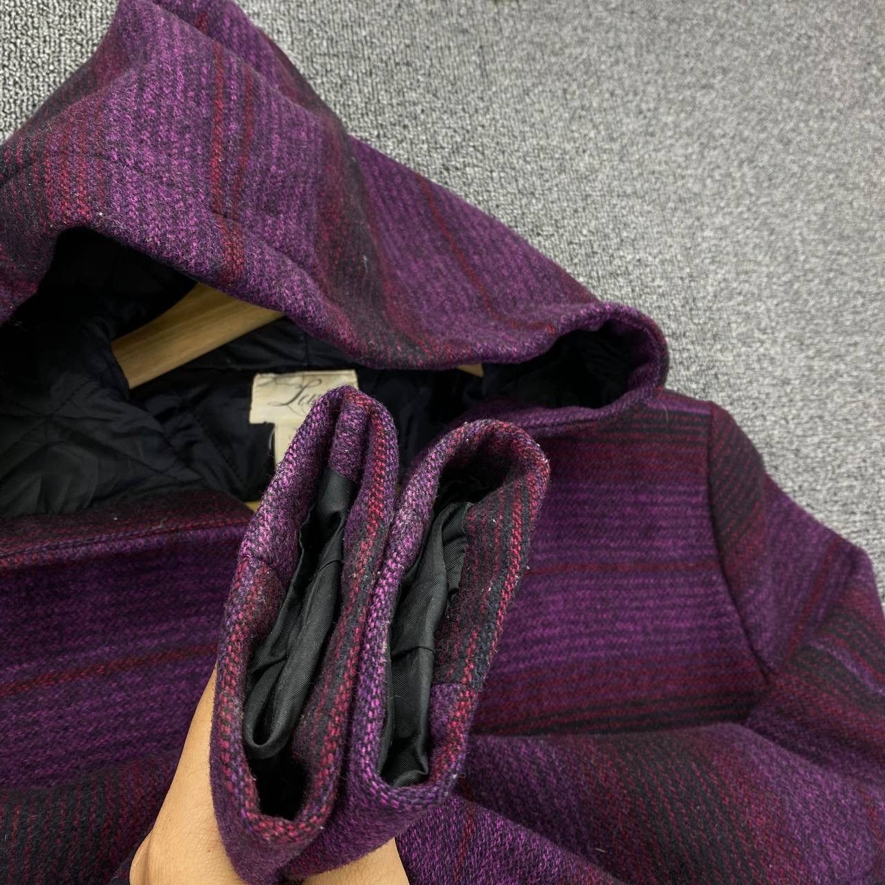 Levi's Vintage Levis Hoodie Shadow Plaids Wool Jacket Size XS / US 0-2 / IT 36-38 - 14 Thumbnail