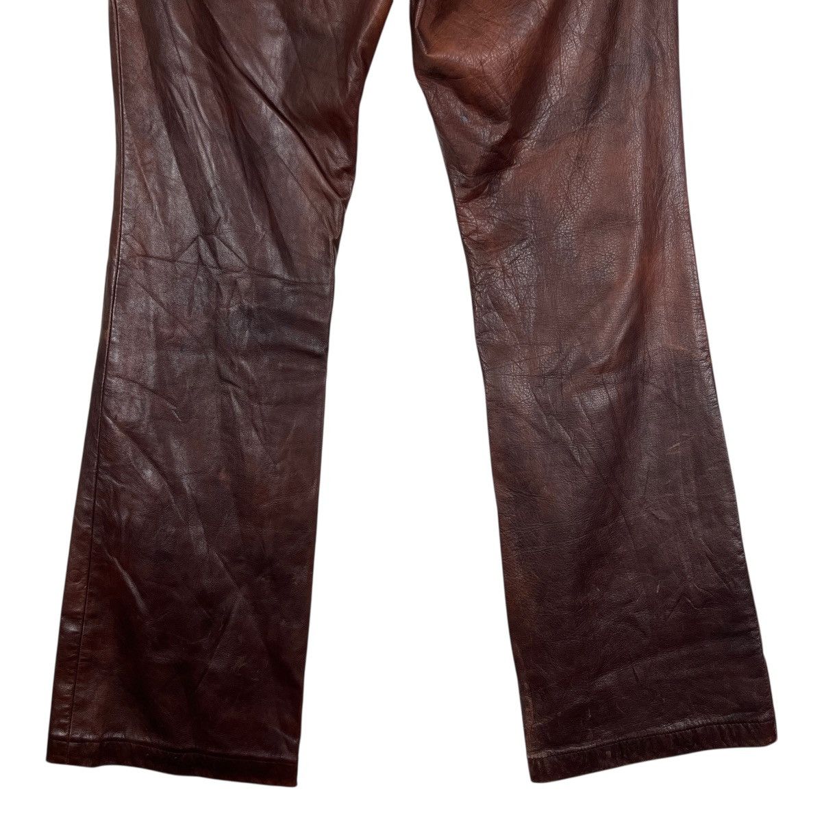 Japanese Brand 🔥 BIGLIDUE LEATHER TROUSER PANT MADE IN JAPAN Size US 29 - 8 Thumbnail