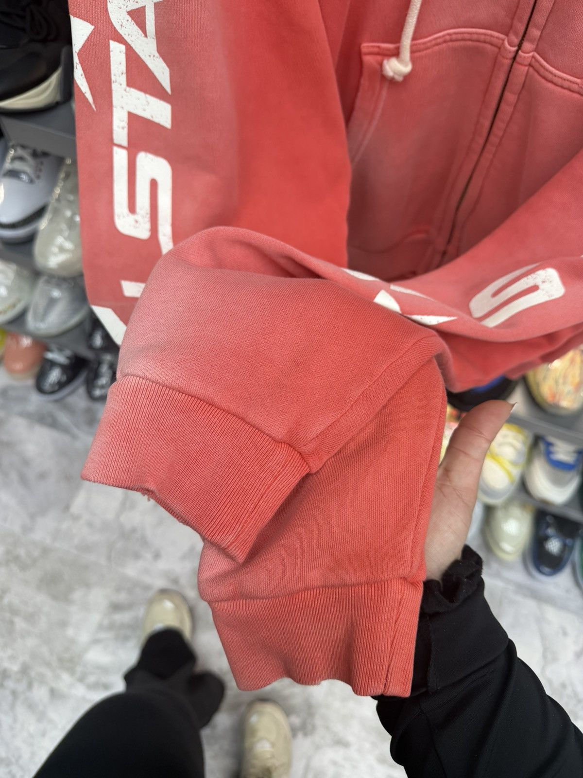 HELLSTAR Hellstar Red Wash Zip Hoodie Size US L / EU 52-54 / 3 - 5 Thumbnail