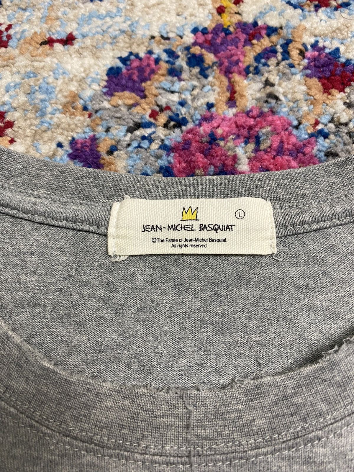 Jean-Michel Basquiat × Uniqlo Uniqlo X Jean Michel Basquiat Rat Formula LS T Shirt Size US L / EU 52-54 / 3 - 6 Thumbnail