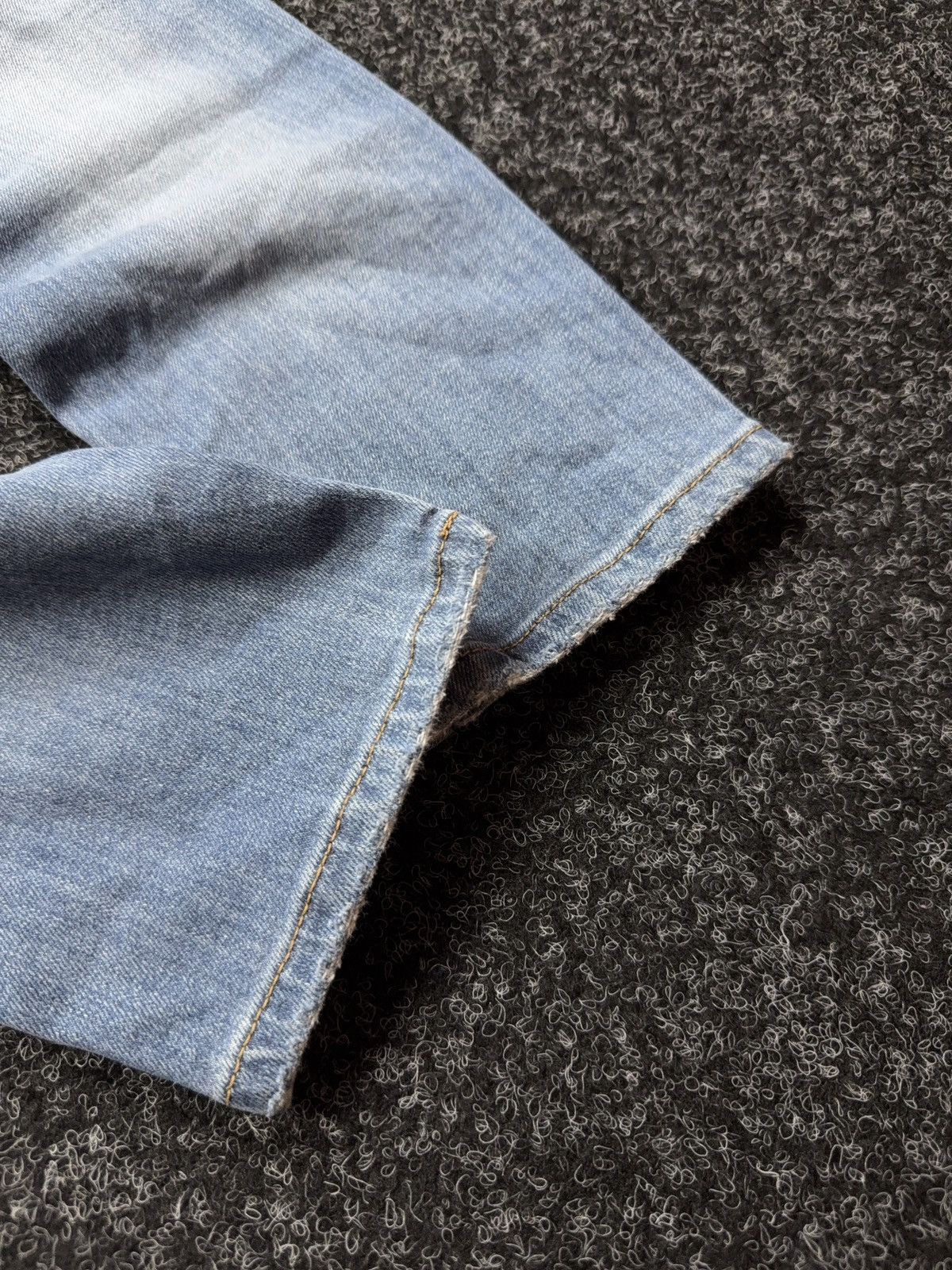 Diesel 00s Y2K Luxury vntg Diesel D-Strukt Slim Light Wash Jeans Size US 32 / EU 48 - 14 Thumbnail
