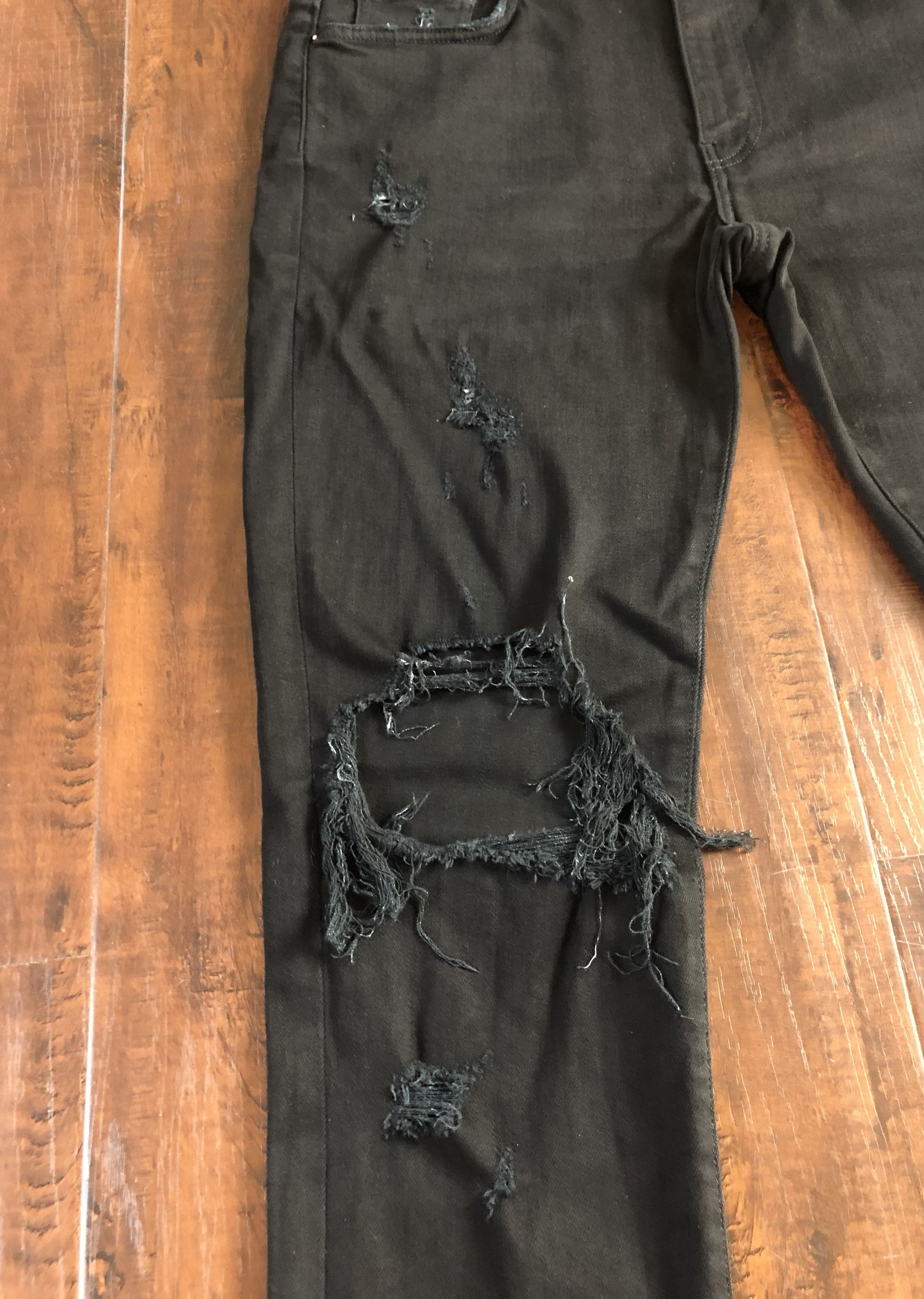 Amiri Amiri Distressed Thrasher Ripped Knees Skinny Jeans & Zipper Size US 33 - 3 Thumbnail