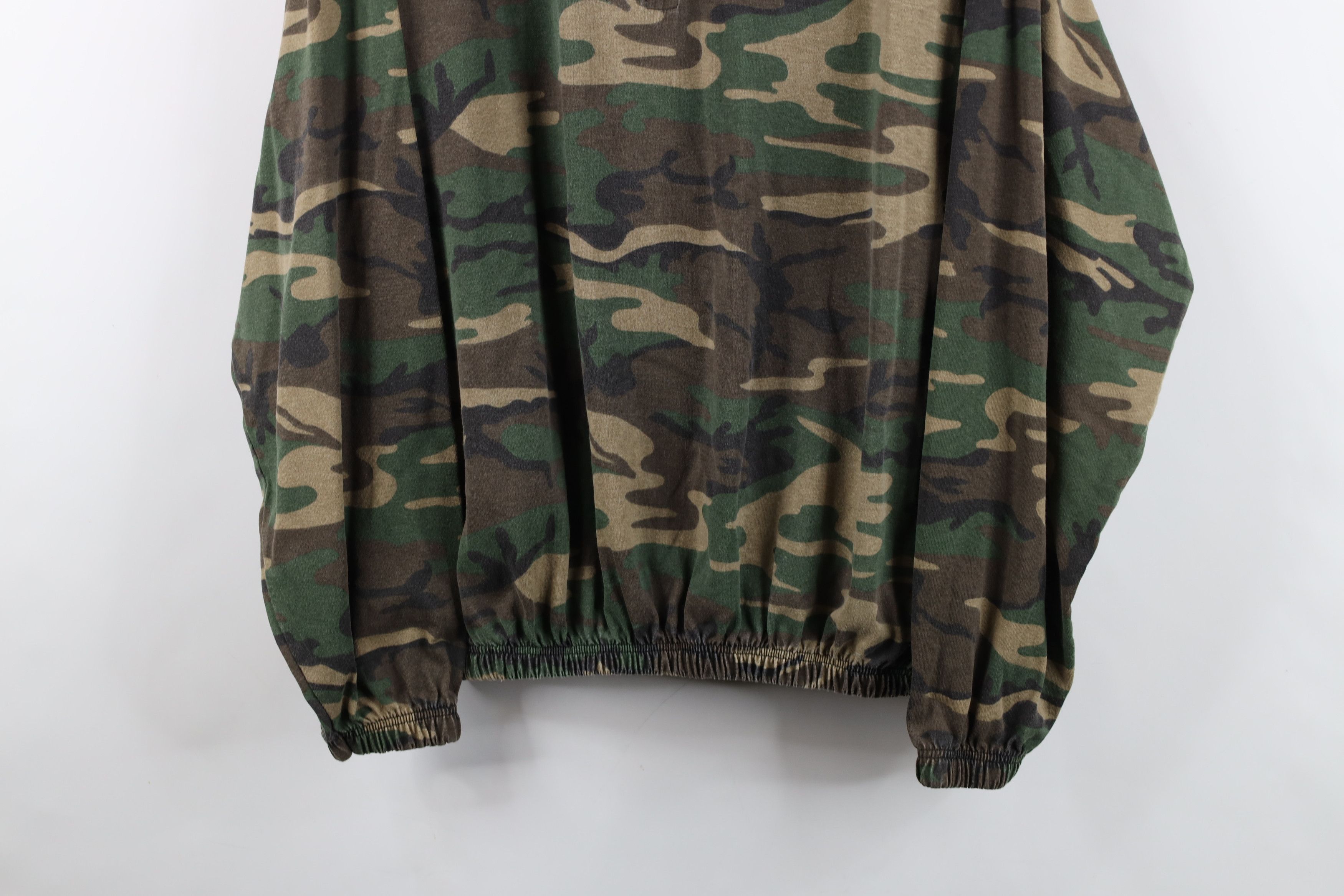 Vintage Vinage 90s Streetwear Pullover Jacket Top Camouflage USA Size US XL / EU 56 / 4 - 3 Thumbnail