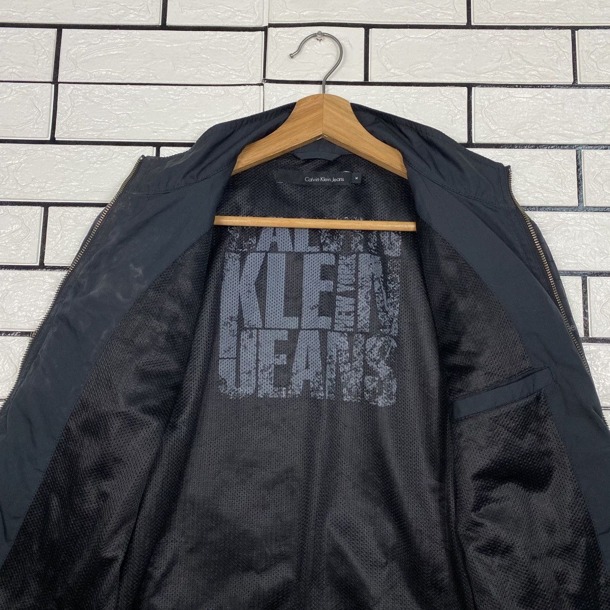 Calvin Klein 📌Vintage Zipper Bomber Jacket Calvin Klein Jeans Size US M / EU 48-50 / 2 - 15 Thumbnail