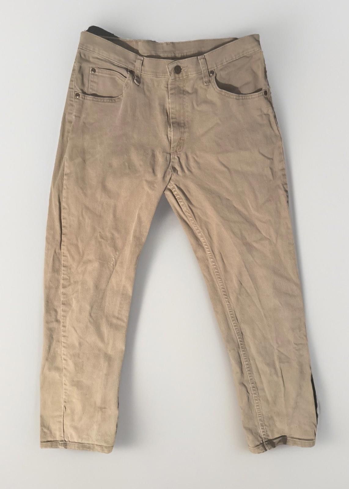 Wrangler Wrangler Carpenter Pants Men's (Measured 33x32) Tan Canvas Size US 33 - 2 Thumbnail