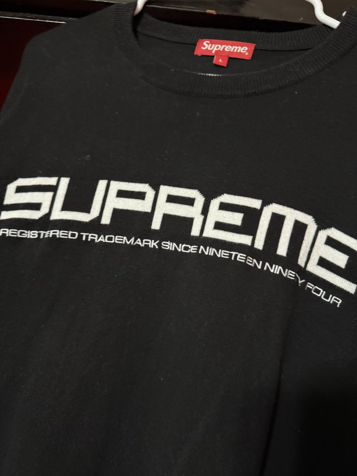 Supreme Supreme Split Logo Long Sleeve Size Large Size US L / EU 52-54 / 3 - 2 Thumbnail